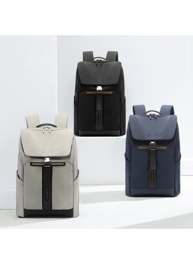 BANGE 8119 Blue Hot Sell New Arrival Wholesale Soft Lightweight Waterproof Men Casual Laptop Backpack - Image 4